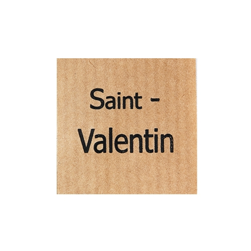 Wish label Saint-Valentin kraft black 500pcs